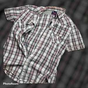 R&B Union Made Western Style Snap Buttons Shirt XL